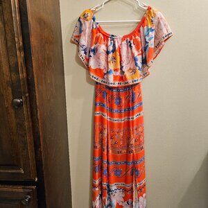 Floral maxi dress